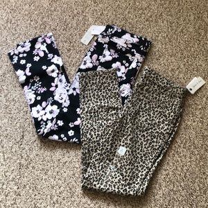 Bundle 2 pair NWT Skinny Pants Size 14 girls